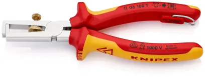 Odizolovací kleště 160 mm Knipex 11 06 160 T BK (K 11 06 160 T BK)