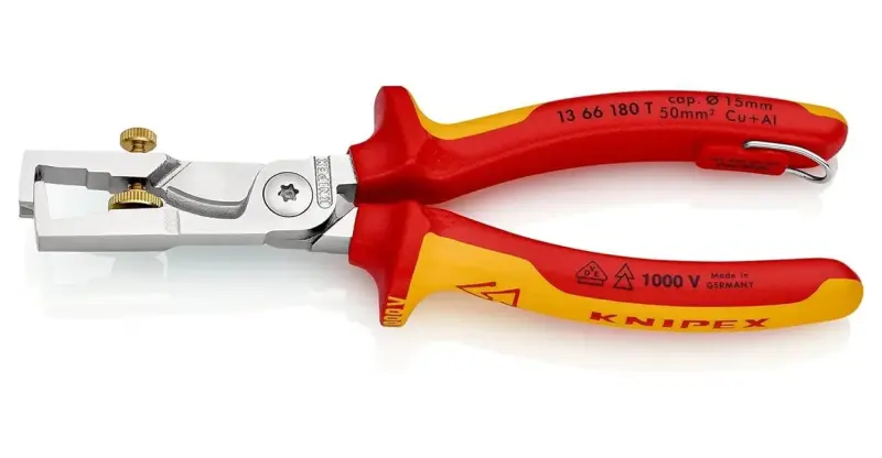 Nůžky na kabely Knipex 13 66 180 T s funkcí lisování TT (K 13 66 180 T)