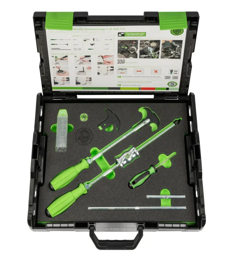 Sada vytahováků těsnicích kroužků L-Box KUKKO (KUKK-222-1/7)
