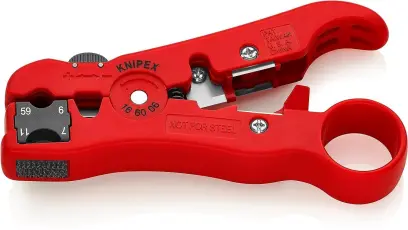 Nástroj Knipex 16 60 06 SB odizolovací na koaxiální kabely (K 16 60 06 SB)