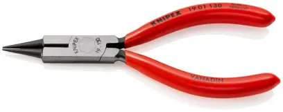 Zlatnické kleště Knipex 19 01 130 SB - kulaté čelisti s břitem (K 19 01 130 SB)