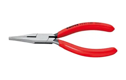 Ploché kleště 140 mm s břitem KNIPEX 23 01 140 - leštěná hlava, plastové návleky (K 23 01 140)