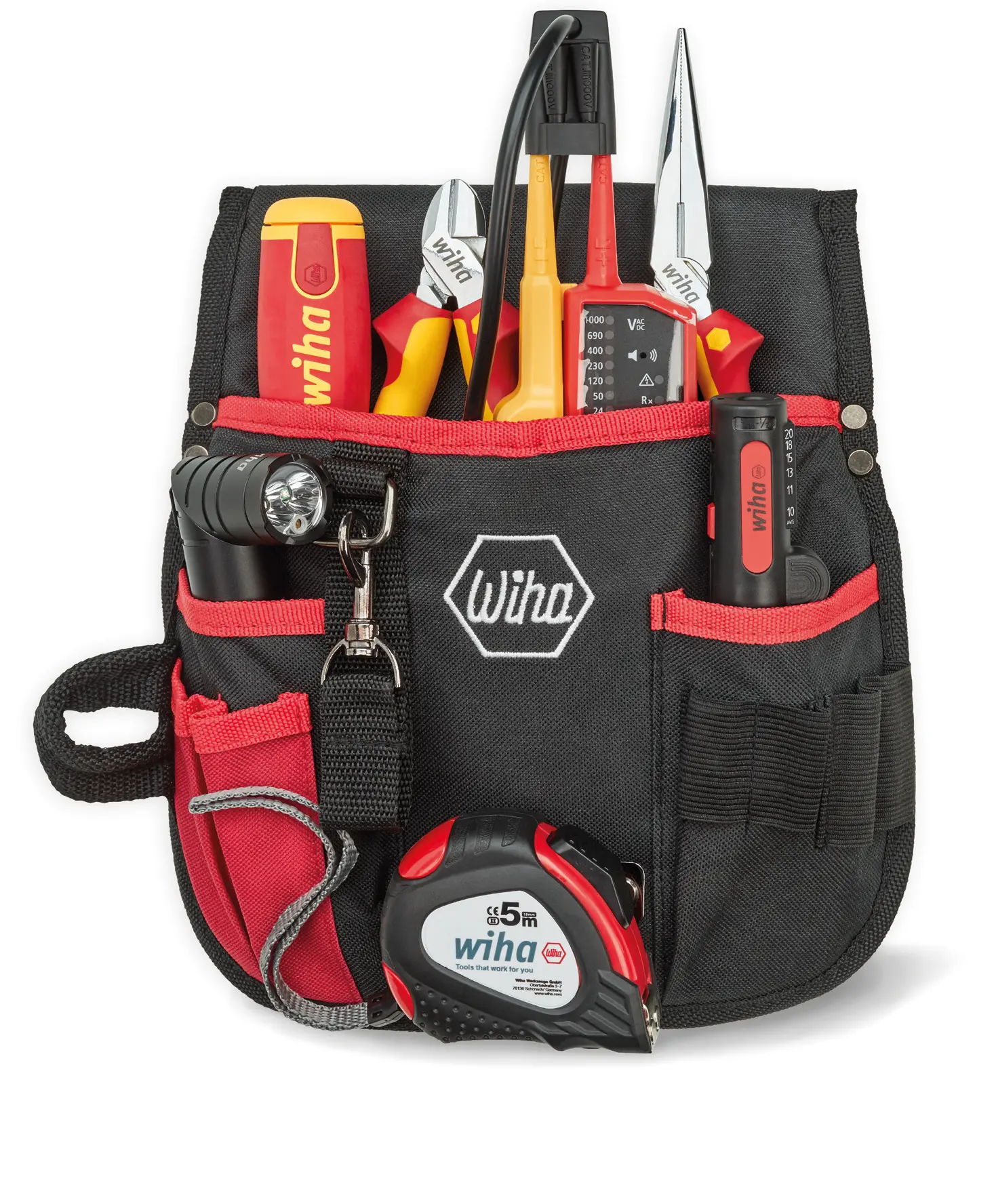 Nářadí Wiha 45419 Elektrikářský set v opaskovém pouzdru (Sada 14 dílů) (WIHA45419)