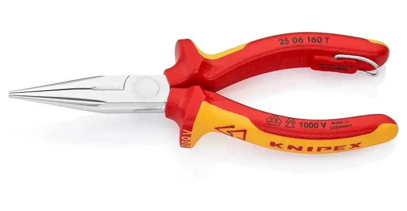 Půlkulaté kleště Knipex 25 06 160 T BK s břity TT (K 25 06 160 T BK)