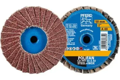 Lamelový kotouč pr. 50 mm Pferd COMBIDISC Korund A Mini-POLIFAN CD A40 pro běžné použití (PF4007220617359)