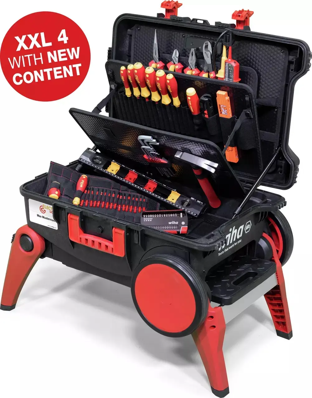 Kufr s nářadím pro elektrikáře Wiha XXL 4 electric (82 dílů) (WIHA45734)