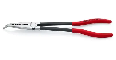 Montážní kleště 280 mm Knipex 28 81 280 SB dlouhé, zahnuté (K 28 81 280 SB)