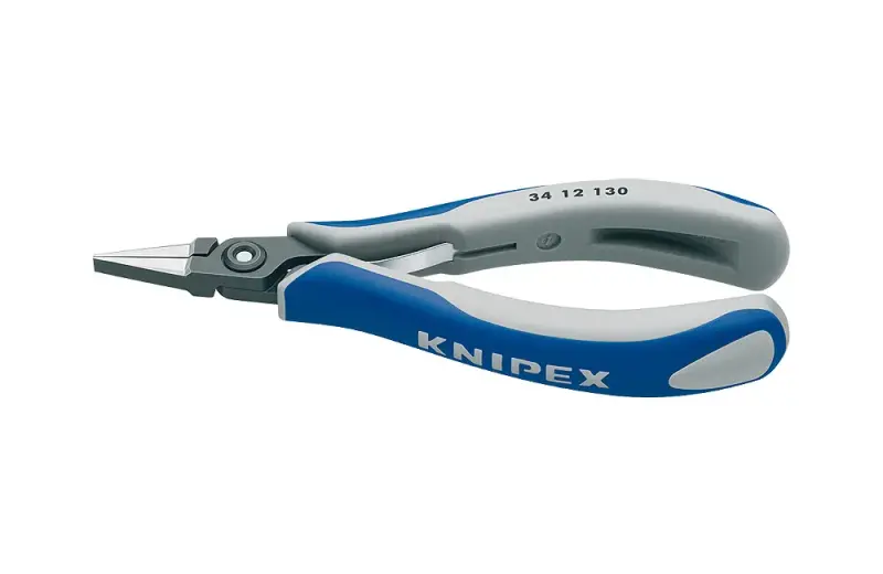 Kleště Knipex 34 12 130 130 mm pro elektroniku - ploché (K 34 12 130)
