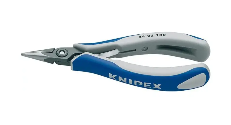 Kleště Knipex 34 22 130 130 mm pro elektroniku - půlkulaté (K 34 22 130)