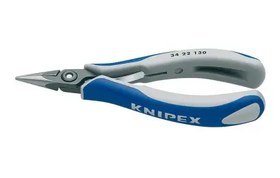 Kleště Knipex 34 22 130 130 mm pro elektroniku - půlkulaté (K 34 22 130)