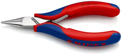 Kleště Knipex 35 22 115 SB pro elektroniku - přidržovací (K 35 22 115 SB)