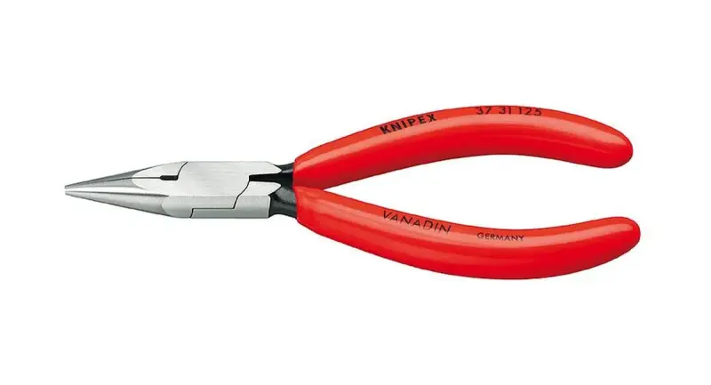 Kleště Knipex 37 31 125 SB pro jemnou mechaniku - půlkulaté (K 37 31 125 SB)