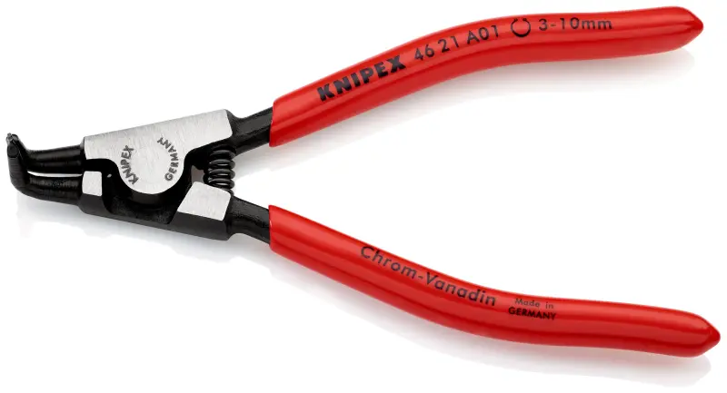 Kleště Knipex 46 21 A01 SB - vnější pojistné kroužky, zahnuté hroty 90° (K 46 21 A01 SB)
