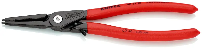 Precizní kleště Knipex 48 31 J3 - vnější pojistné kroužky, vyhnuté hroty 45° (K 48 31 J3)
