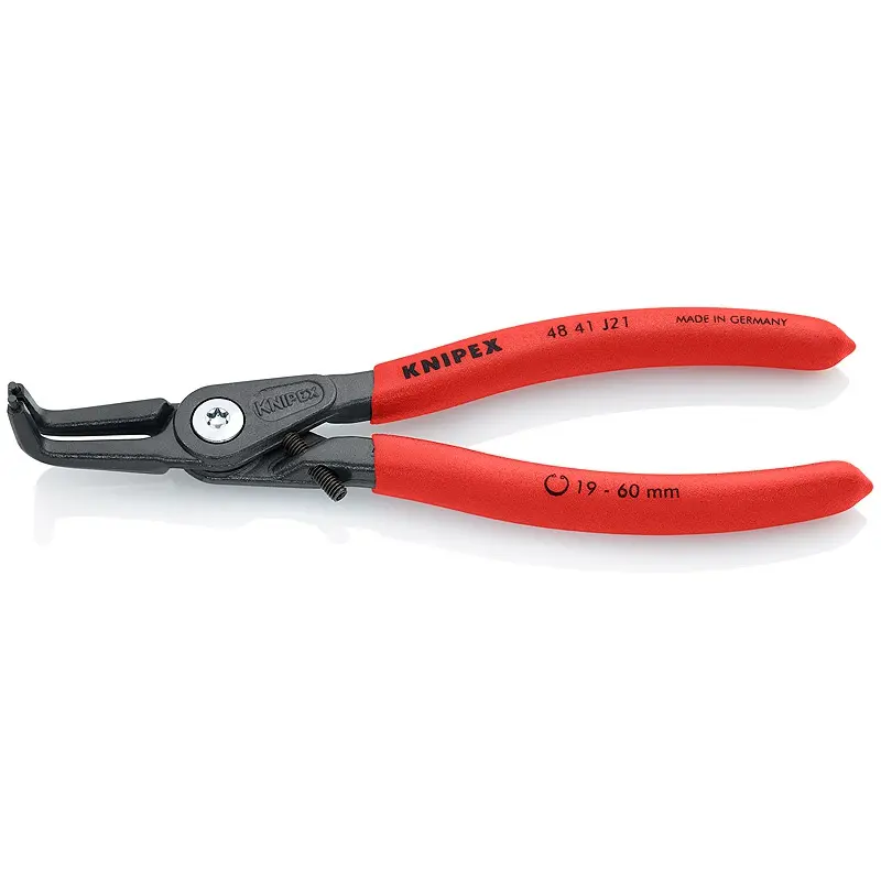 Kleště precizní pro pojistné kroužky vnitřní KNIPEX 48 41 J21, 165 mm - protiskluzová rukojeť (K 48 41 J2 1)