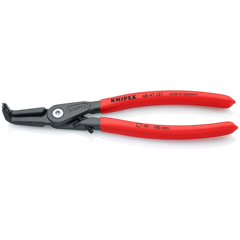 Kleště precizní pro pojistné kroužky vnitřní KNIPEX 48 41 J31, 210 mm - protiskluzová rukojeť (K 48 41 J3 1)