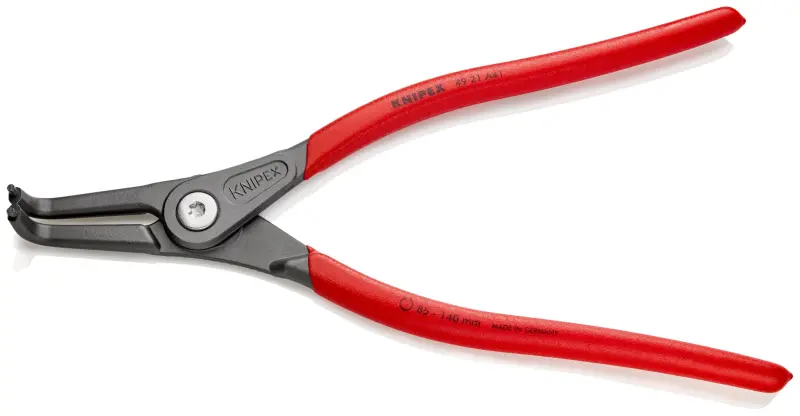 Precizní kleště Knipex 49 21 A41 SB - vnější pojistné kroužky, zahnuté hroty 90° (K 49 21 A41 SB)