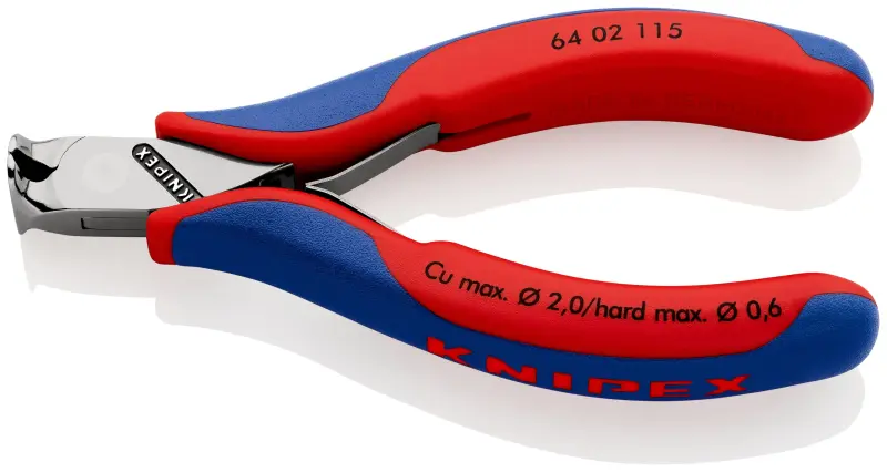 Čelní štípací kleště Knipex 64 02 115 SB - pro elektroniku (K 64 02 115 SB)