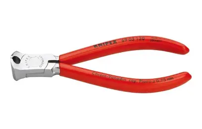 Čelní štípací kleště pro mechaniky 130 mm KNIPEX 69 03 130 - chromováno, plastové návleky (K 69 03 130)