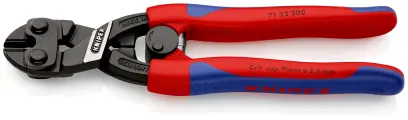 Kompaktní štípací kleště Knipex 71 32 200 SB - CoBolt®, vícesložkové návleky (K 71 32 200 SB)