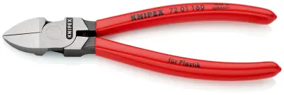 Boční štípací kleště Knipex 72 01 160 SB - na umělou hmotu (K 72 01 160 SB)