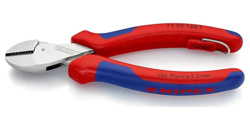 Boční štípací kleště Knipex 73 05 160 T BK - X-Cut®, kompaktní s velkým převodem (K 73 05 160 T BK)
