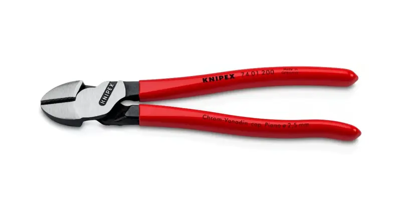 Boční štípací kleště Knipex 74 01 200 SB - silové, potaženo plastem (K 74 01 200 SB)