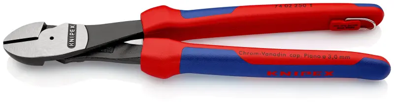 Boční štípací kleště Knipex 74 02 250 T - silové, vícesložkové návleky (K 74 02 250 T)