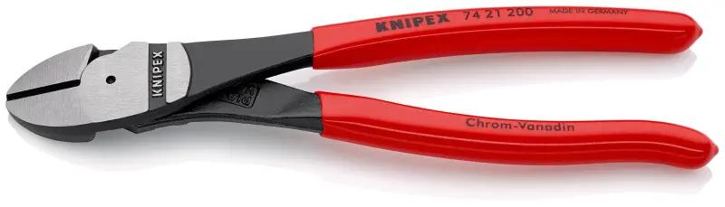 Boční štípací kleště Knipex 74 21 200 SB - silové, potaženo plastem (K 74 21 200 SB)