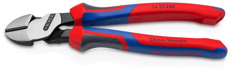 Boční štípací kleště Knipex 74 22 200 - silové, komfortní návleky (K 74 22 200)