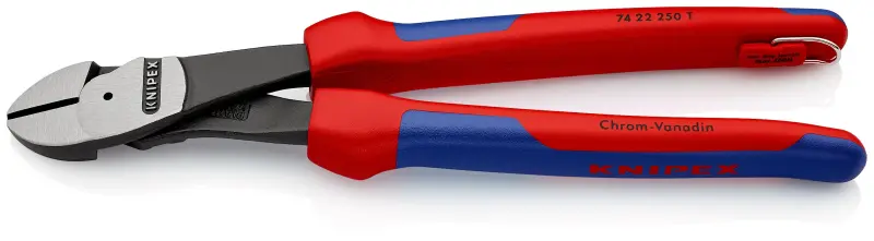 Boční štípací kleště Knipex 74 22 250 T - silové, komfortní návleky (K 74 22 250 T)