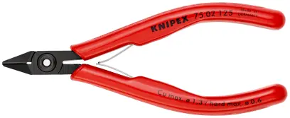 Boční štípací kleště Knipex 75 02 125 SB - pro elektroniku s fazetou (K 75 02 125 SB)