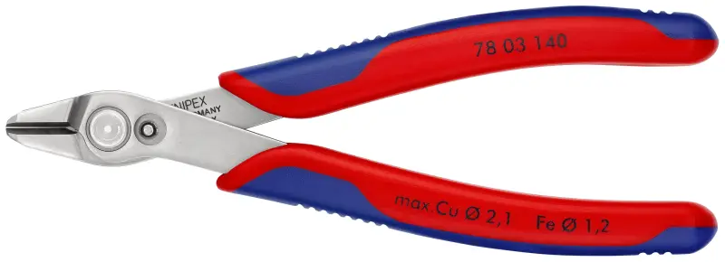 Boční štípací kleště Knipex 78 03 140 SB - Electronic Super-Knips INOX (K 78 03 140 SB)