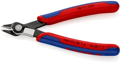 Boční štípací kleště Knipex 78 71 125 SB - Electronic Super-Knips (K 78 71 125 SB)