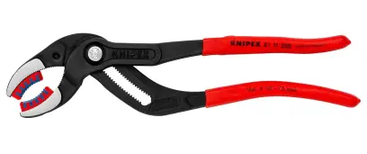 Instalatérské kleště Knipex 81 11 250 SB - na sifonová šroubení a plasty, výměnné čelisti (K 81 11 2