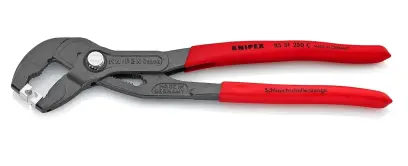 Kleště na hadicové spony KNIPEX 85 51 250 C, 250 mm - protiskluzová rukojeť, šedě fosfátované (K 85 51 250 C)