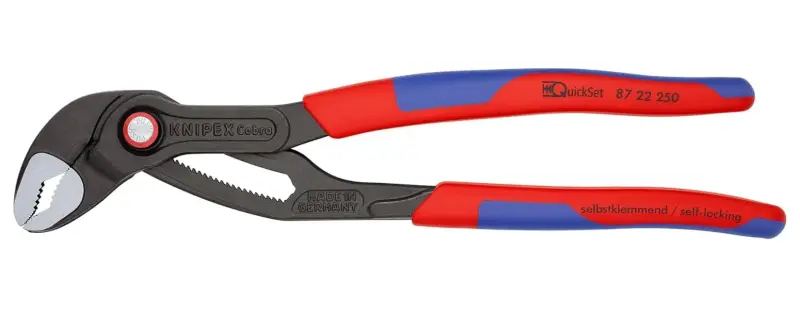 Kleště na vodní čerpadla Knipex 87 22 250 Cobra® QuickSet - s rychlým nastavením (K 87 22 250)