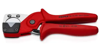 Kleště na řezání trubek a hadic na rozvody stlačeného vzduchu vícevrstvé/pneumatické, KNIPEX 90 10 185 (K 90 10 185)