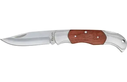 Pracovní nůž, dřevo kožené pouzdro 175mm FORTIS