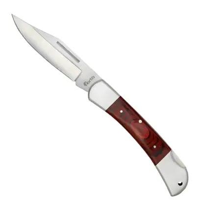Pracovní nůž, dřevo kožené pouzdro 220mm FORTIS