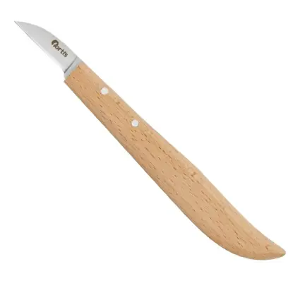 Odhrotovací / zářezový nůž dřevěná rukojeť 140mm FORTIS