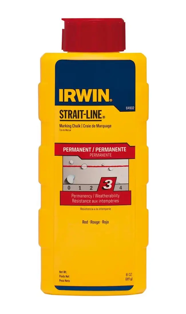 Označovací křída 227g červená IRWIN STRAIT-LINE