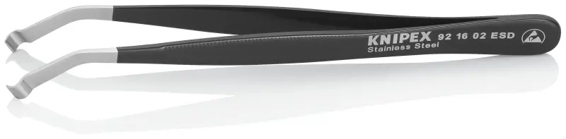 KNIPEX polohovací pinzeta ESD nerezová ocel (K 92 16 02 ESD)