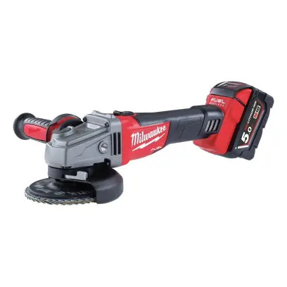 Aku úhlová bruska 125 mm Milwaukee M18 CAG125X-502X (5,0 Ah). (MI4933448866)
