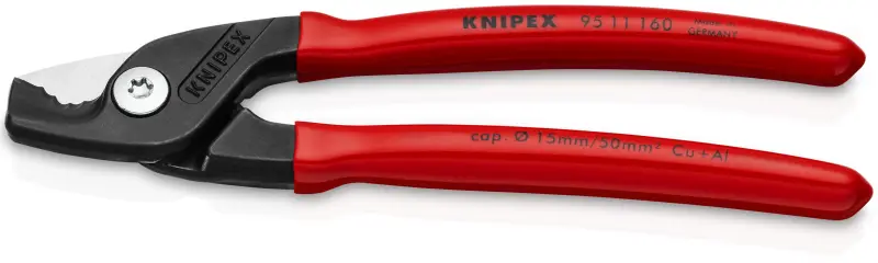 Nůžky na kabely KNIPEX (K 95 11 160 SB)
