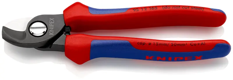 Kabelové nůžky Knipex 95 12 165 SB (do prům. 15 mm) (K 95 12 165 SB)
