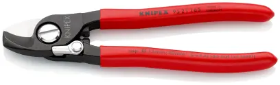 Nůžky na kabely KNIPEX s otevírací pružinou (K 95 21 165 SB)
