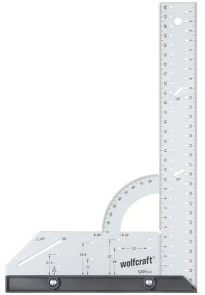 Univerzální úhelník 500 mm Wolfcraft (WOLF5206000)