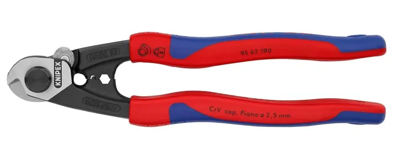 Nůžky na lana KNIPEX (K 95 62 190 SB)