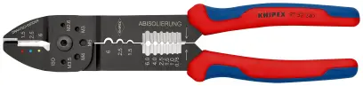 Lisovací kleště Knipex 97 32 240 SB - krimpovací, konektorové (K 97 32 240 SB)
